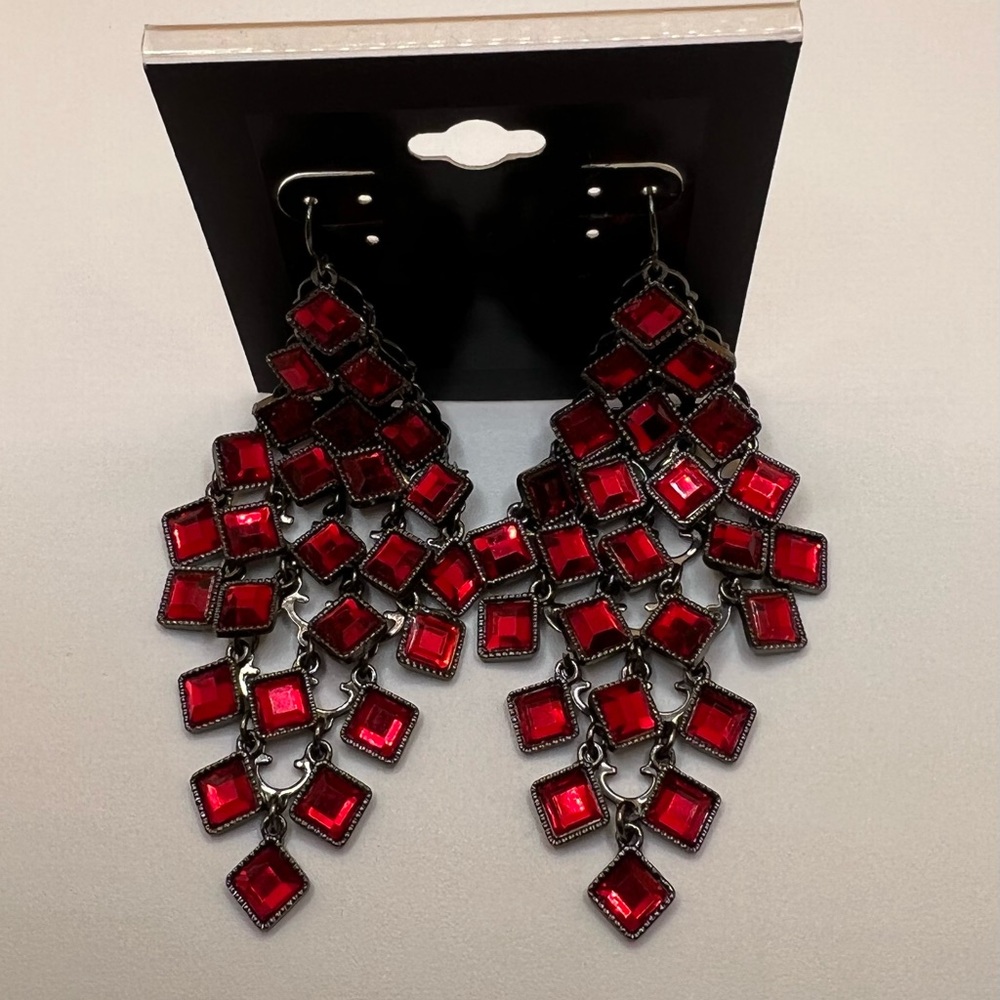🍒Beautiful Red Earrings
